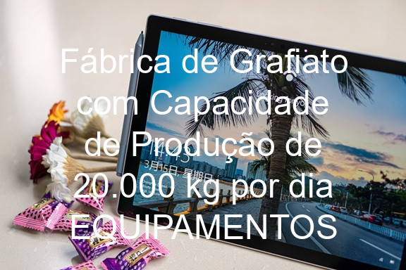 Fábrica de Grafiato com Capacidade de Produção de 20.000 kg por dia EQUIPAMENTOS