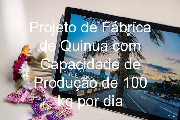 Projeto de Fábrica de Quinua com Capacidade de Produção de 100 kg por dia