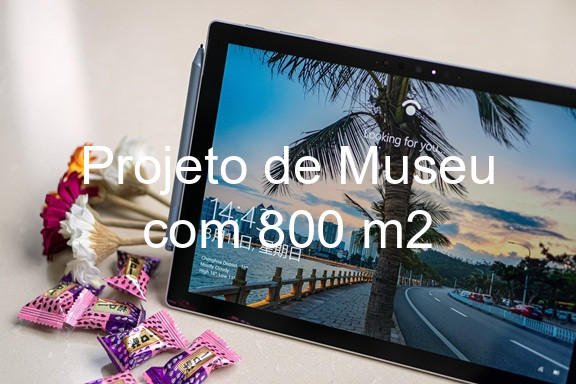 Projeto de Museu com 800 m2